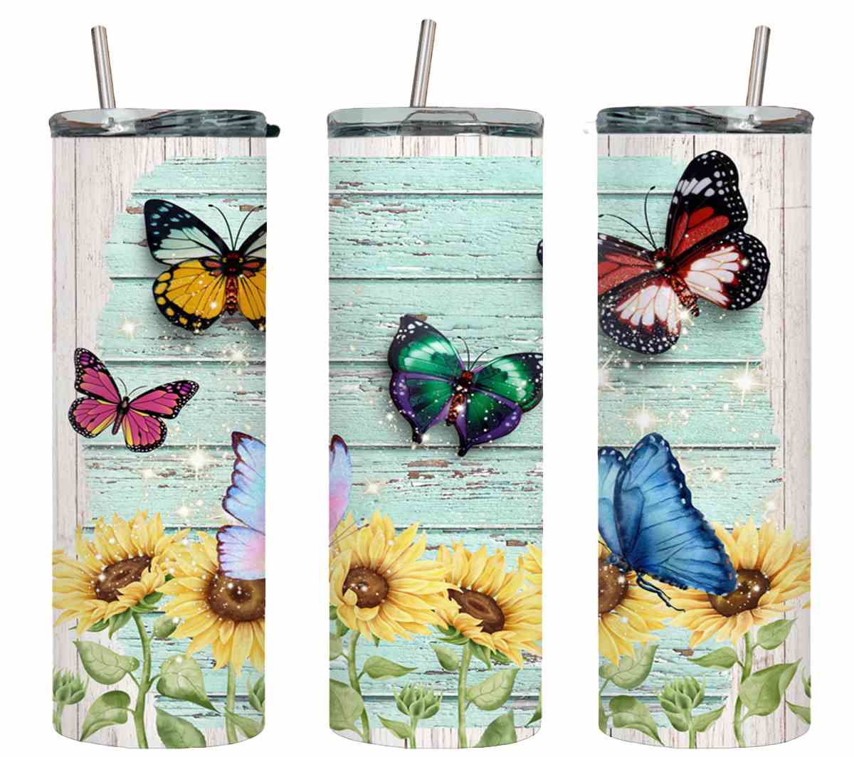 Butterfly Sunflower-8337